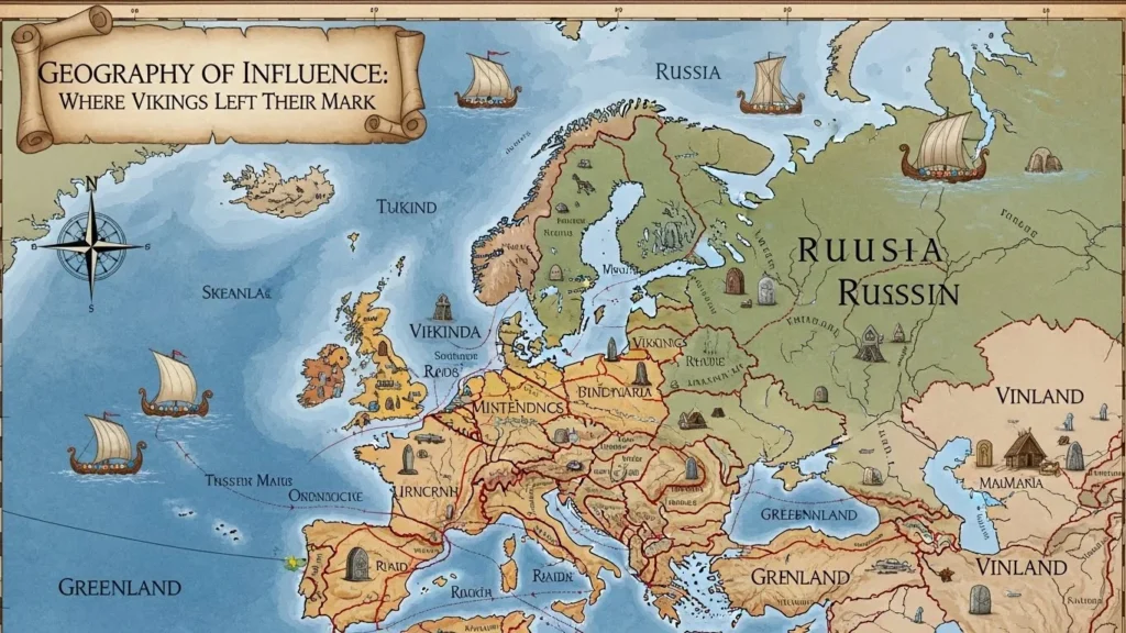 Geography of Influence Where Vikings Left Their Mark