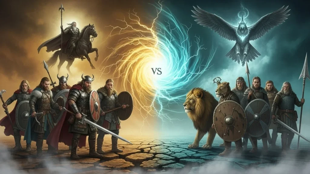 Lions vs Vikings in Religion, Belief, and Spiritual Identity
